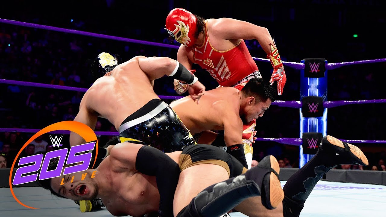 Gran Metalik & Lince Dorado vs. Hideo Itami & Akira Tozawa: WWE 205 Live, April 3, 2018