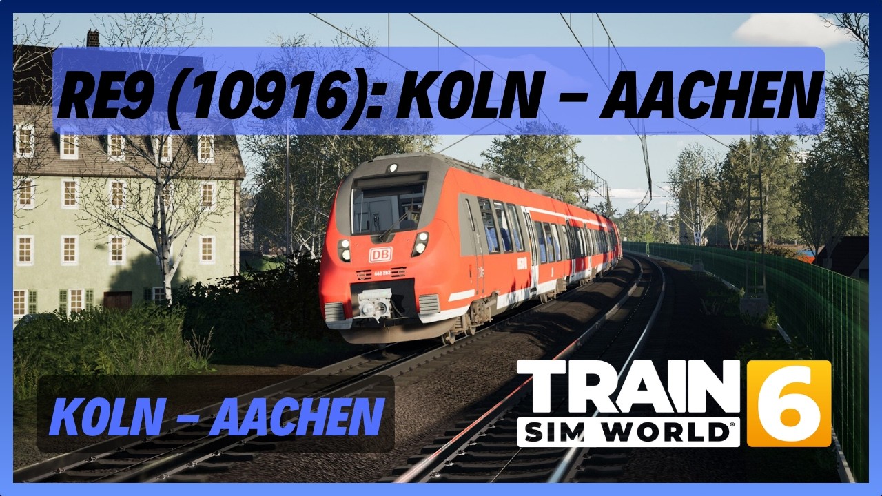 TSW6 | RE9 (10916): Koln - Aachen | DB BR442 Talent 2 | Koln - Aachen (REMASTER) | PZB LZB SIFA