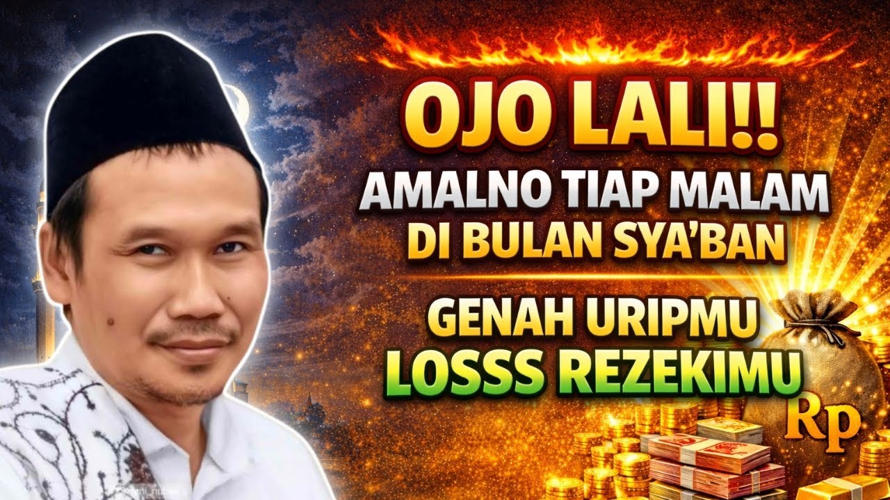 OJO LALI!! AMALNO TIAP MALAM DI BULAN SYA'BAN GENAH URIPMU LOSSS REZEKIMU #gusbahaterbaru #gusbaha