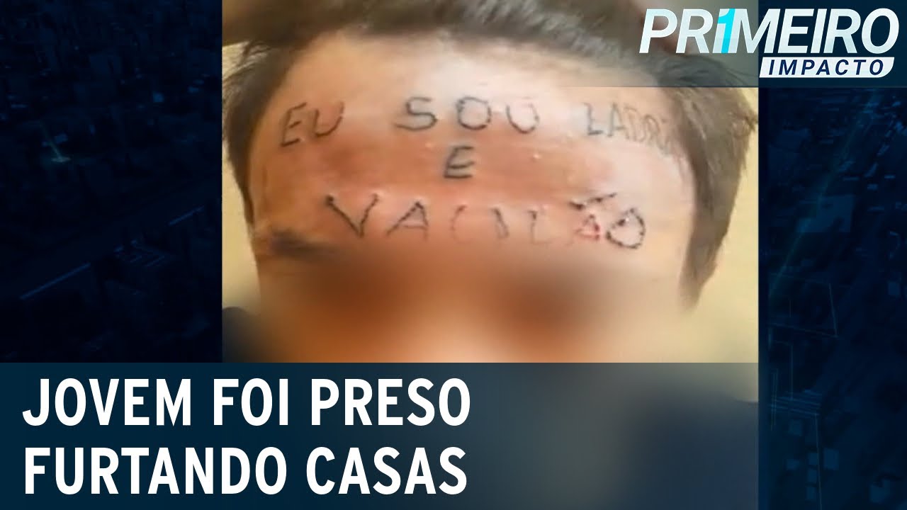 SP: jovem que teve testa tatuada após roubo é preso novamente | Primeiro Impacto (28/11/22)