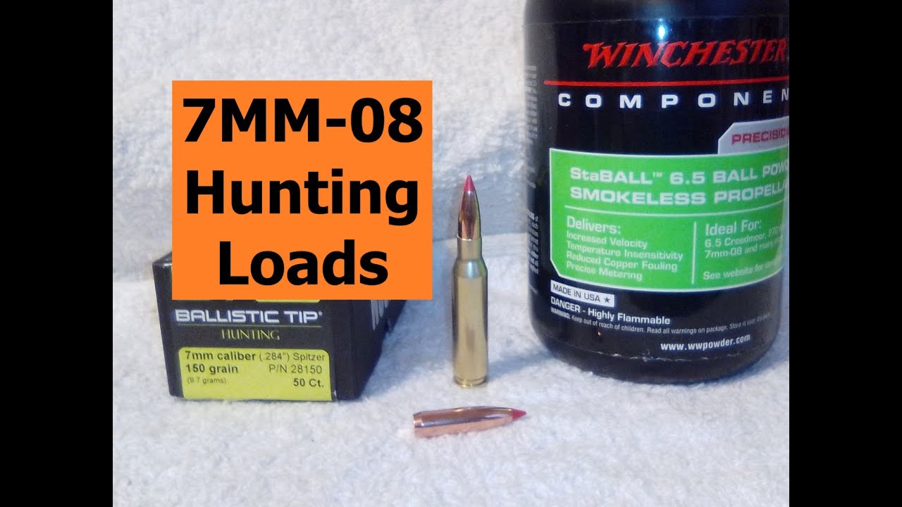 7mm-08 Hunting Loads with 150gr. Nosler and Staball 6.5