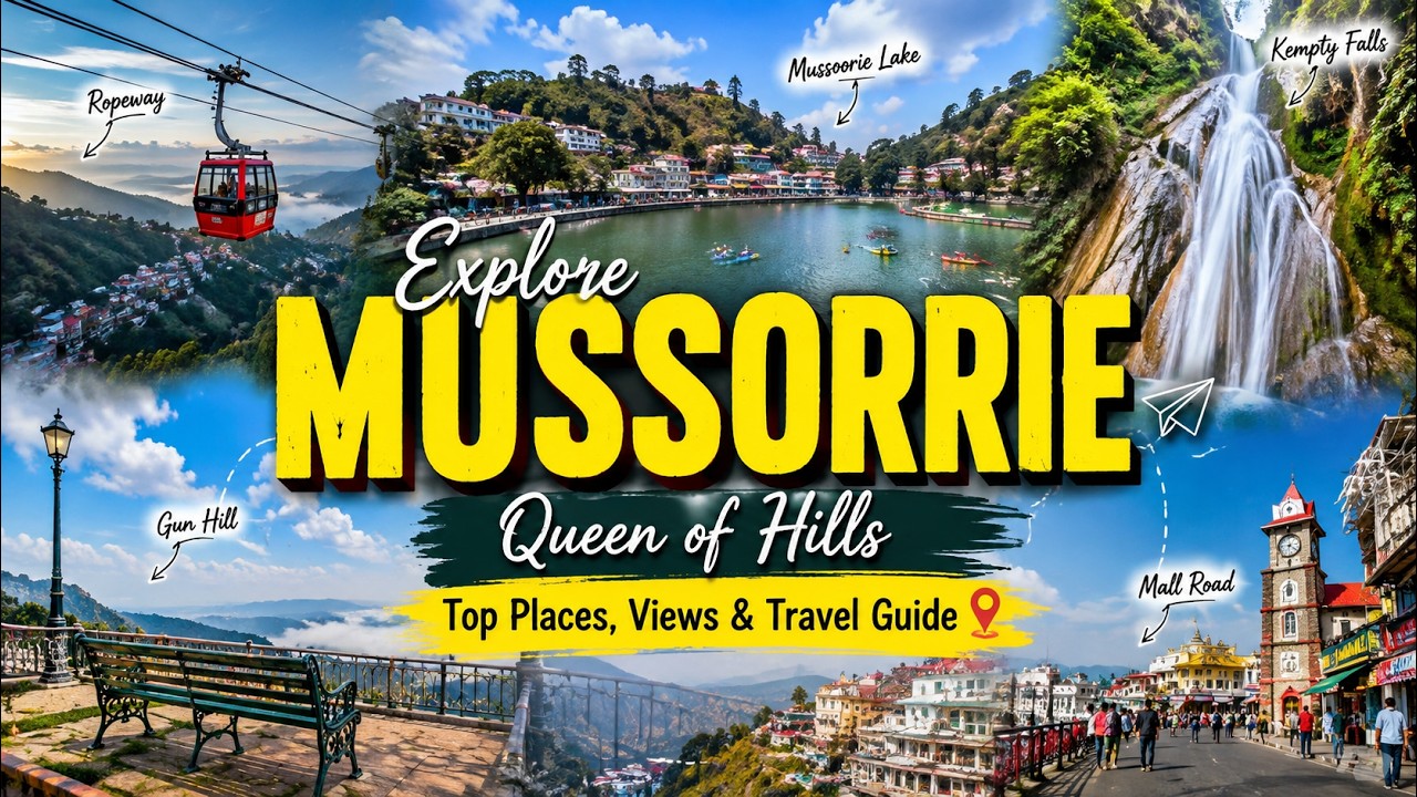 Mussoorie ❤️Travel Guide 2026 | Queen of Hills ke Best Tourist Places 😍😇 #mussorie