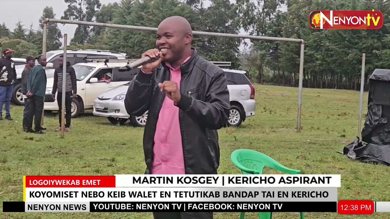 KERICHO GUBERNATORIAL ASPIRANT MARTIN KOGEI PROMISES TO EMPOWER YOUNG TALENTS