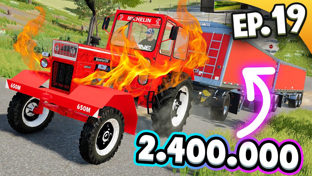NOUL UTB FACE BANI! Fs22 French Plains Ep.19