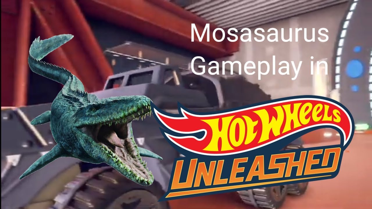 HOT WHEELS UNLEASHED™ Mosasaurus Gameplay in Stunt Parking