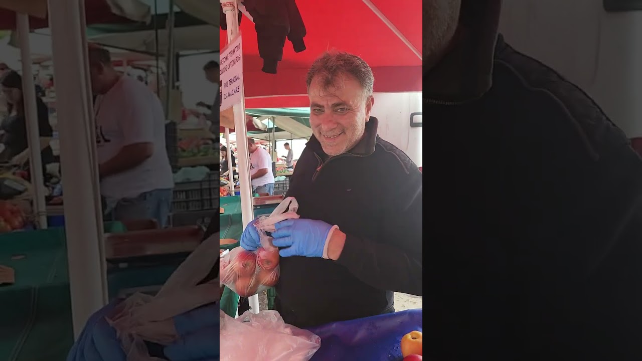 Open market in heraklion (Laiki) crete..