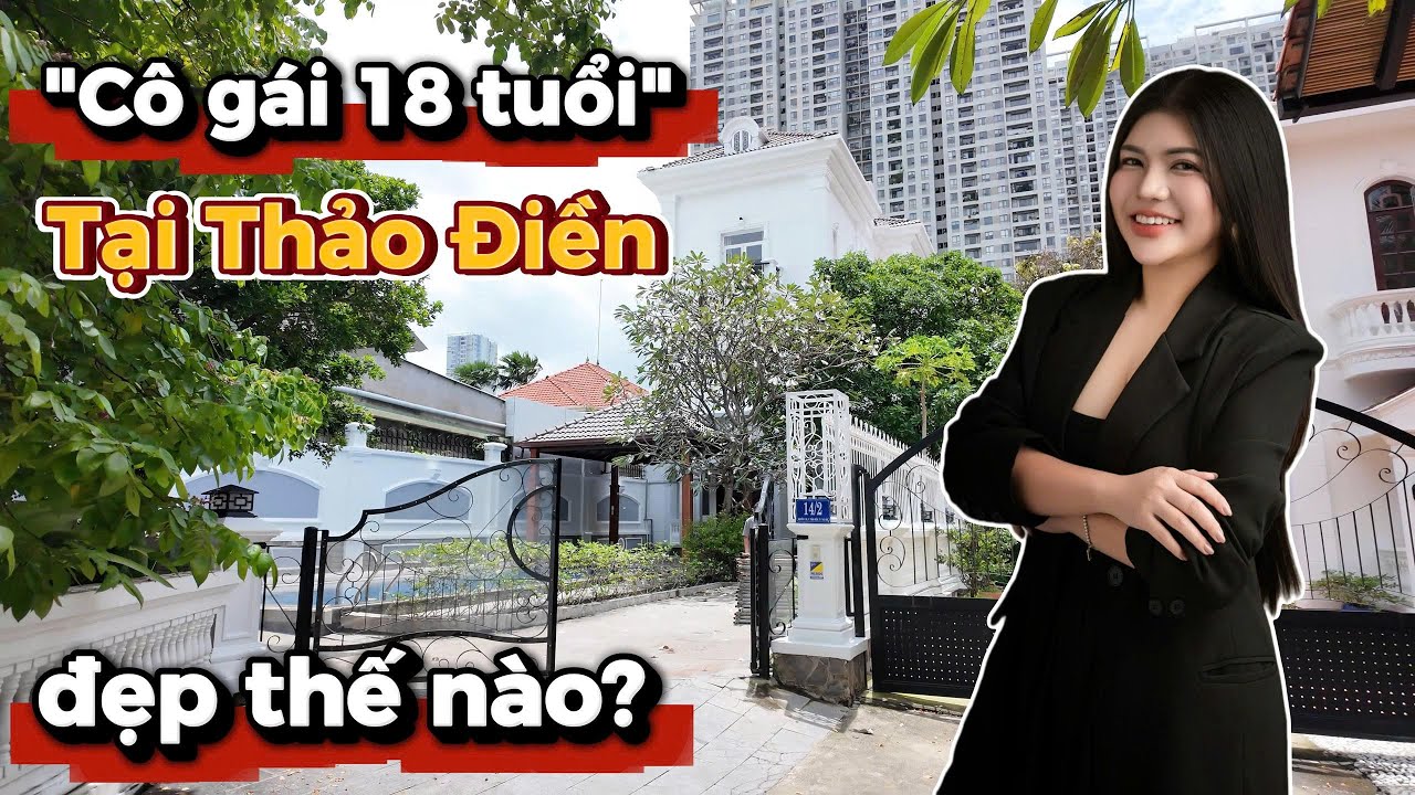 Bán Biệt Thự Thảo Điền- 14 Nguyễn Ư Dĩ  - GIÁ ƯU ĐÃI -  600m2 Hồ bơi, sân vườn