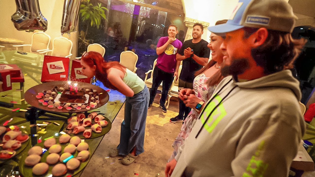 FIZ UMA FESTA SURPRESA DE ANIVERSÁRIO PRA MINHA IRMÃ 🎂🥳🎉