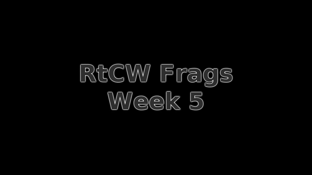 RtCW Fall Cup 2012 - Moments Of The Week 5 [by Merlinator]