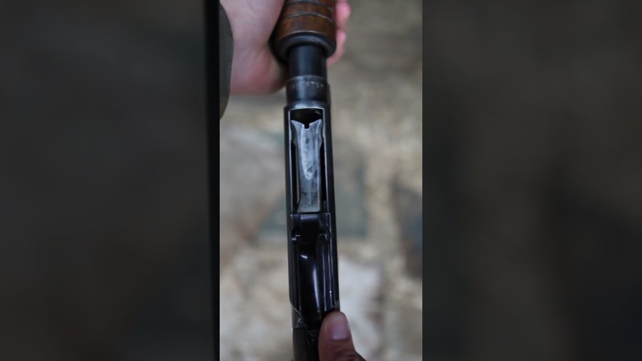 Winchester model 12 pump action shotgun