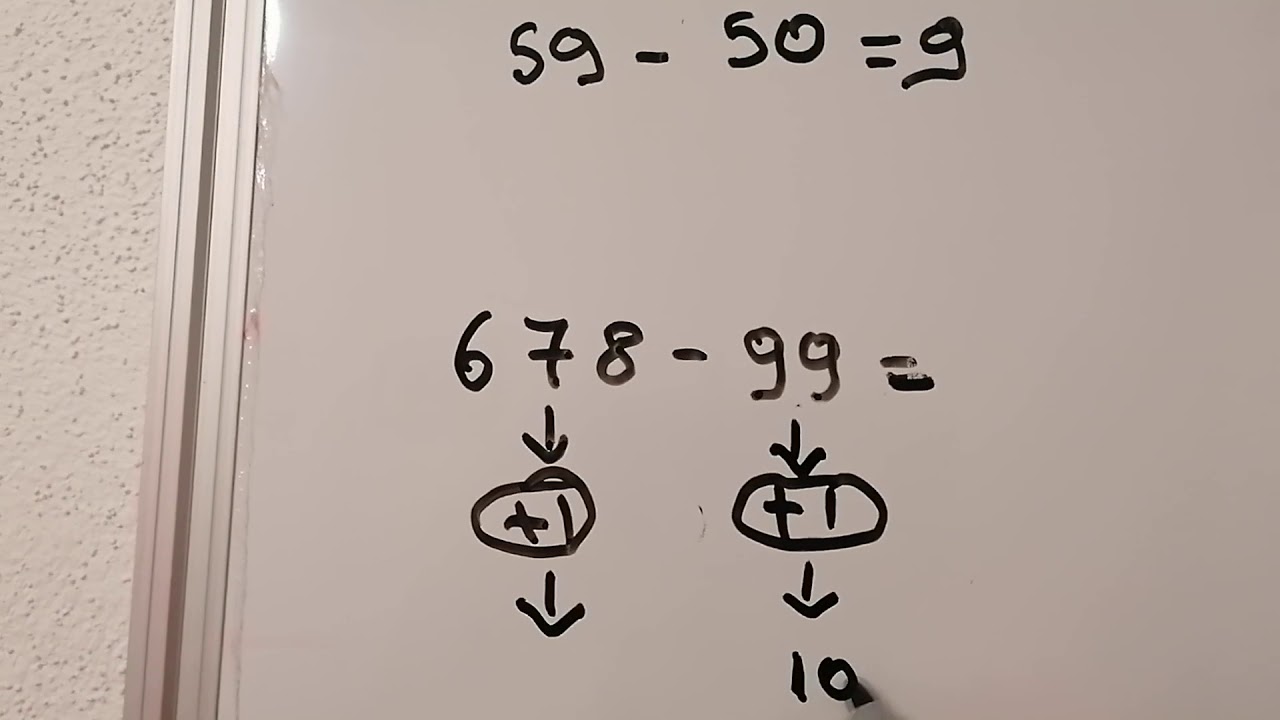 Matematika 6-Zbritja e numrave me mend