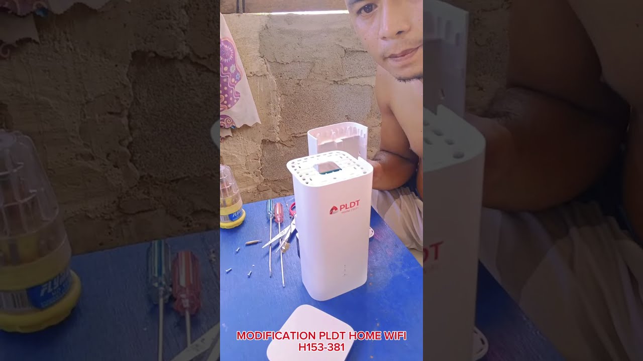 PLDT HOME WIFI H153-831 MODIFICATION 2 PORTS FOR OUTDOOR ANTENNA