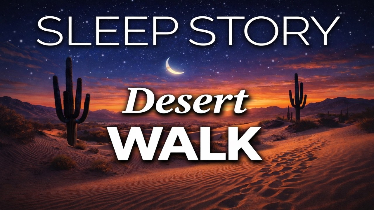 Night Desert Walk | 1 Hour Bedtime Story