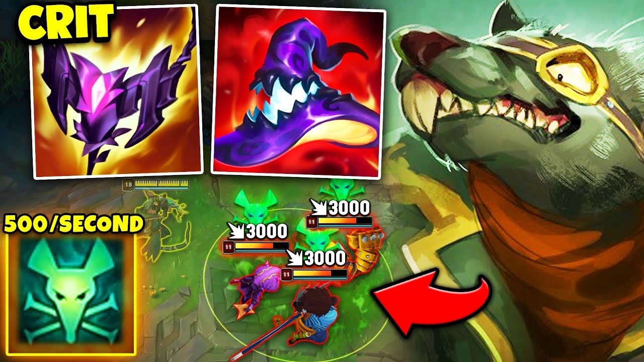 Twitch but my passive deals 500 true damage a second (THEY BURN SO FAST)