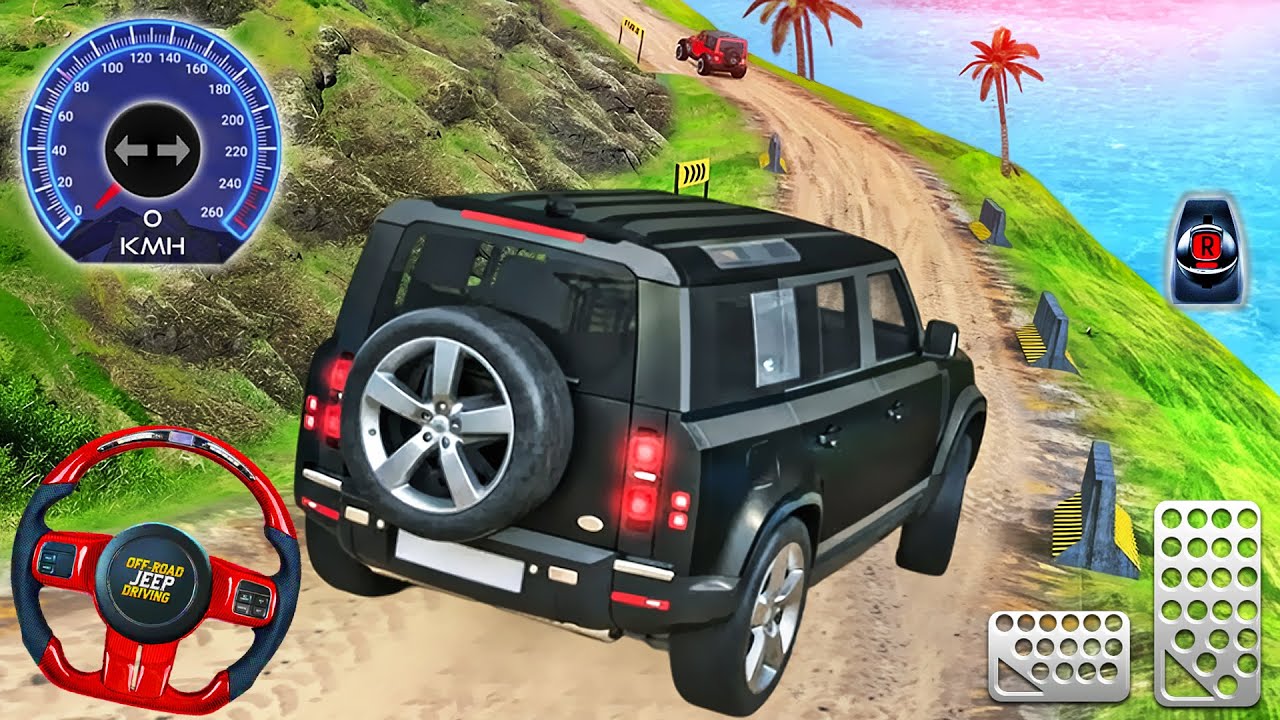 Offroad Jeep 4x4 Driver - Luxury SUV Prado Stunts - Android GamePlay