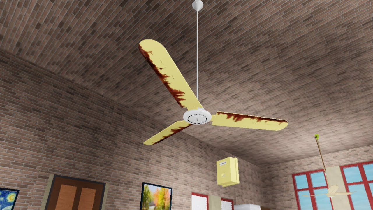 Roblox : Many Ceiling Fans In House - Kipas Angin