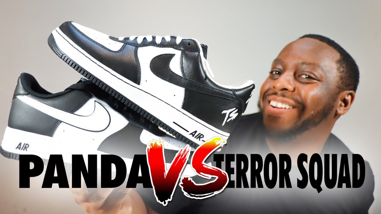 Air Force 1 Panda VS Terror Squad Blackout MicroSchopes 016 Schopes DV0788 001 CW7584 001