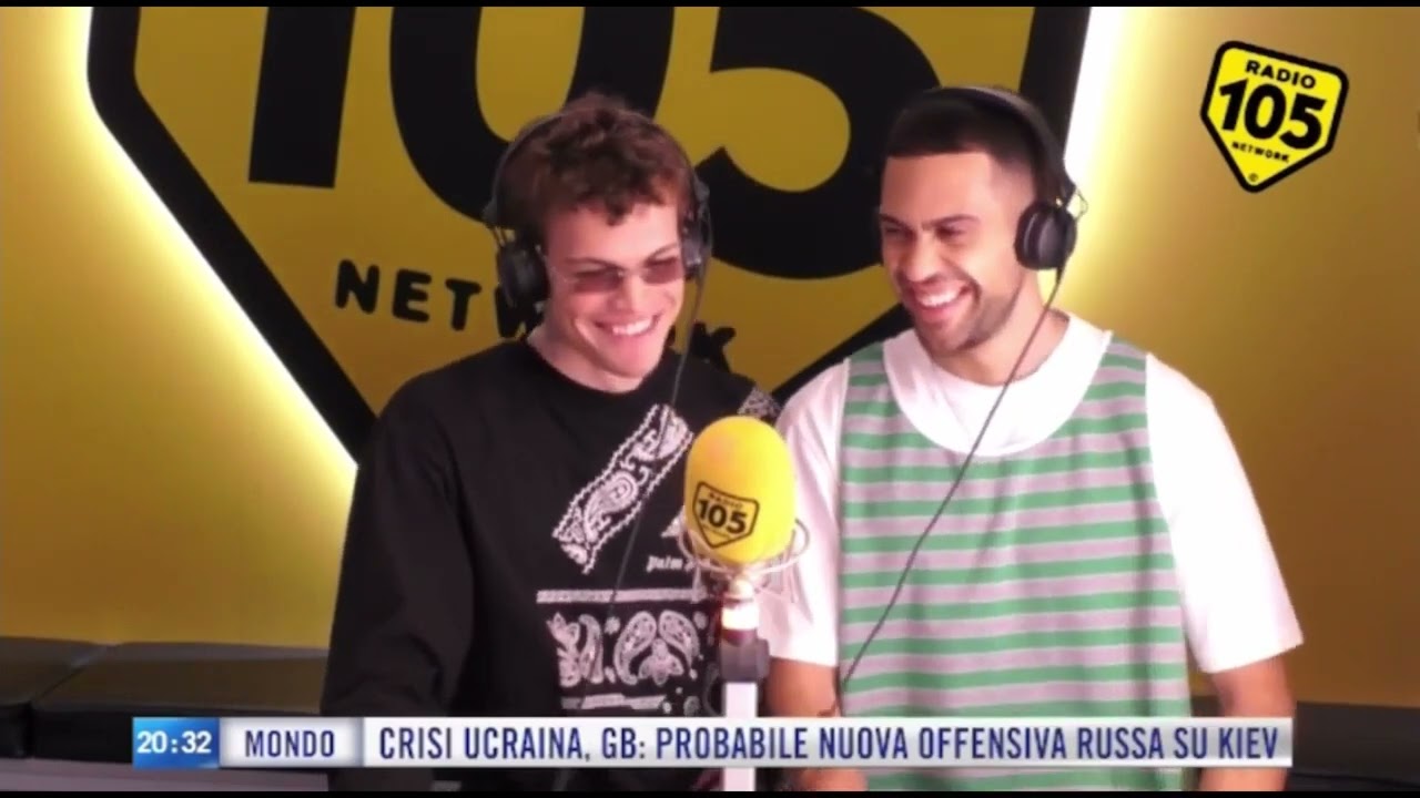 Mahmood e Blanco a 105 Mi Casa di Radio 105, 11/3/2022