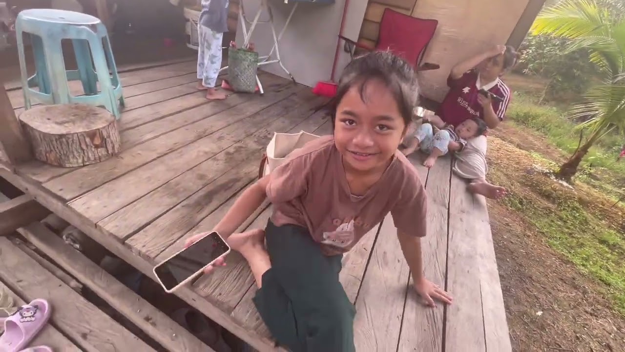 Aktiviti bersama keluarga di pondok kebun part 2 