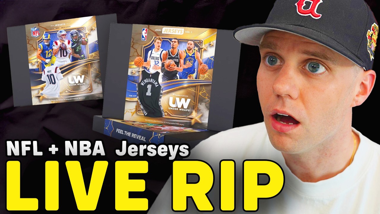 LIVE RIP: UNDER WRAPS JERSEYS & TOPPS HERITAGE BASEBALL