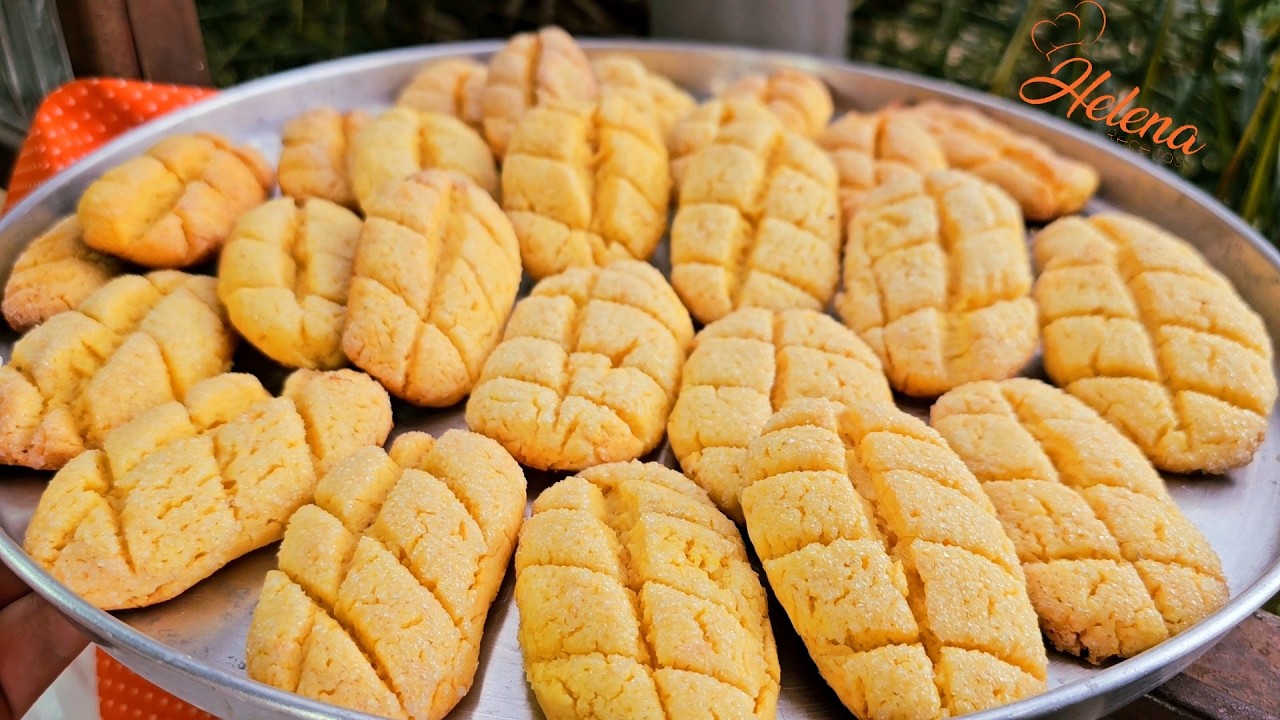 MUITO MACIA - BOLACHA DE FUBÁ E POVILHO - SEM TRIGO - Helena Receitas