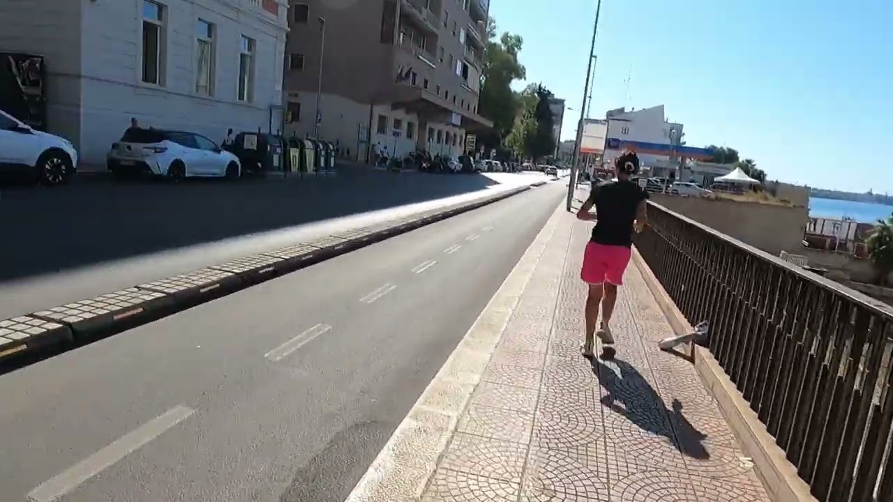 Running in Taranto | 14.5 km Recovery Run along Mar Piccolo & Viale Virgilio