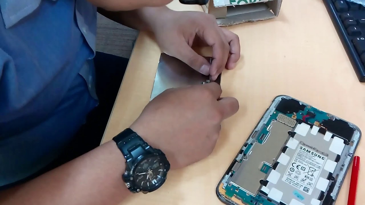 Bukti LCD Galaxy Tab p3100 tidak working