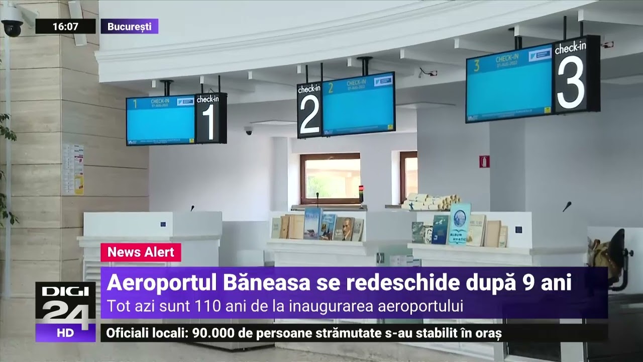 Aeroportul Băneasa se redeschide după 9 ani
