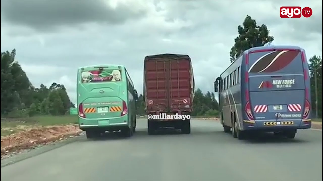 Asante Mungu haikutokea ajali.... Madereva wote wawili wanashughulikiwa