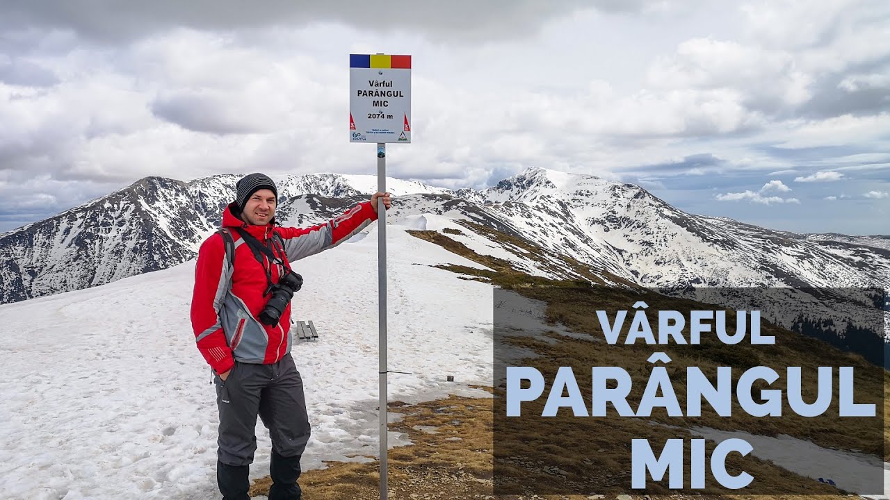 Vârful Parângul Mic, drumeție scurtă la început de aprilie