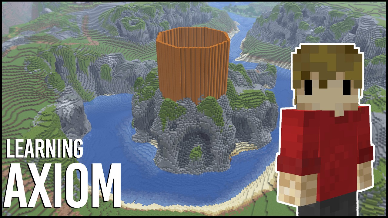 Teaching Myself the Axiom mod in Minecraft