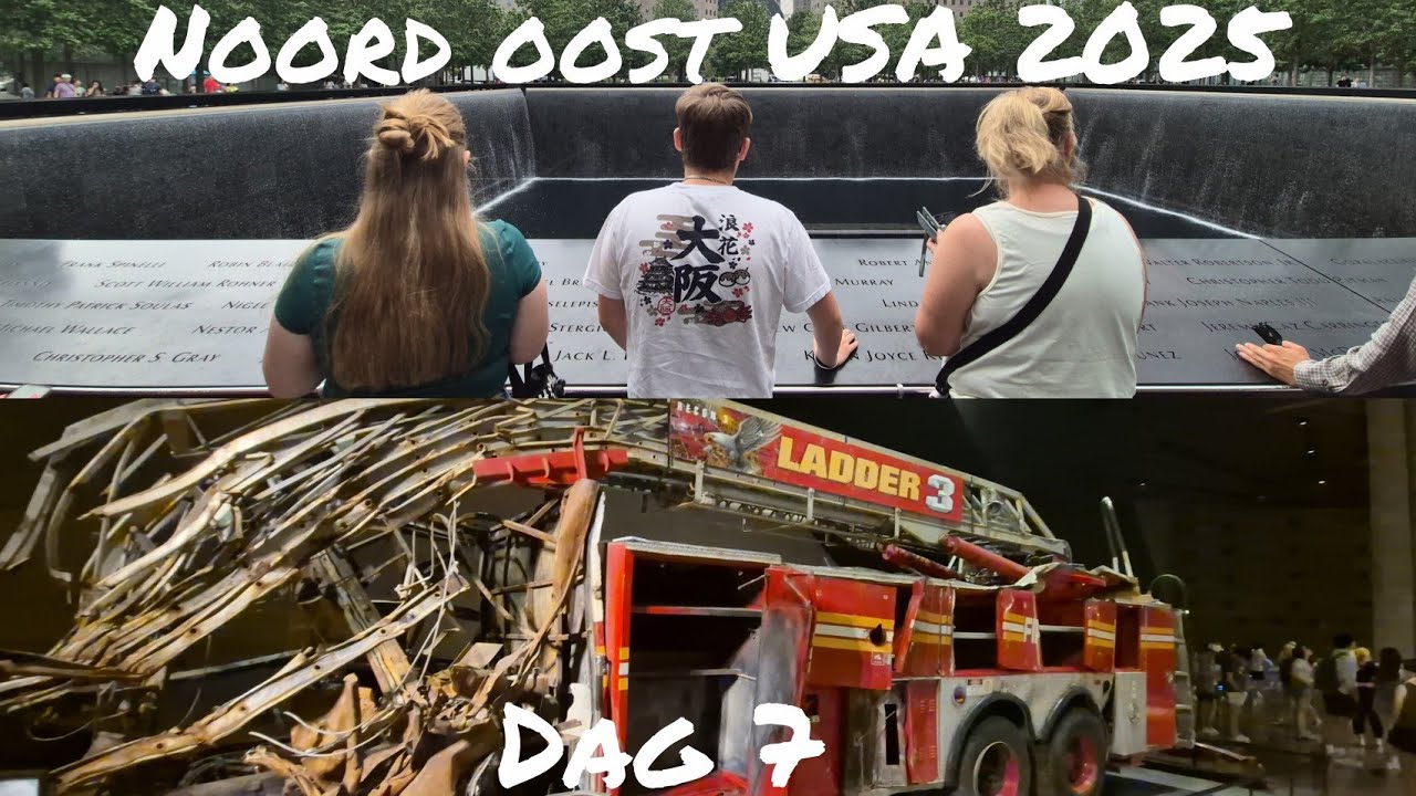 Noord oost USA juli 2025 dag 7, 9/11 museum en shoppen.