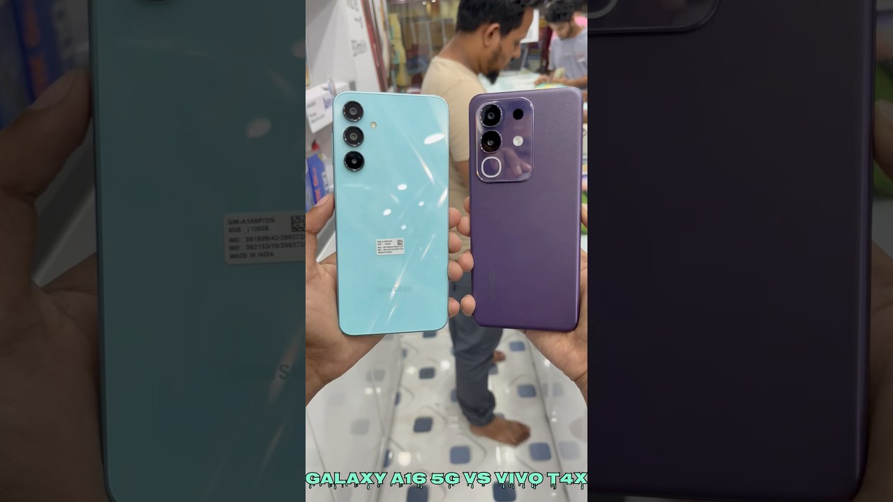 Vivo T4x 5g vs Samsung Galaxy A16 5g Camera Test || Galaxy A16 5g vs Vivo T4x 5g #shorts #camera
