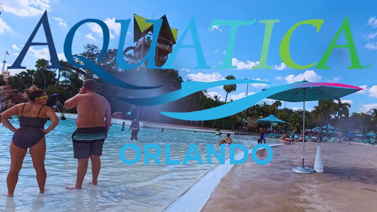 USA Aquatica Orlando Water Park, Florida | Walking Tour 2025