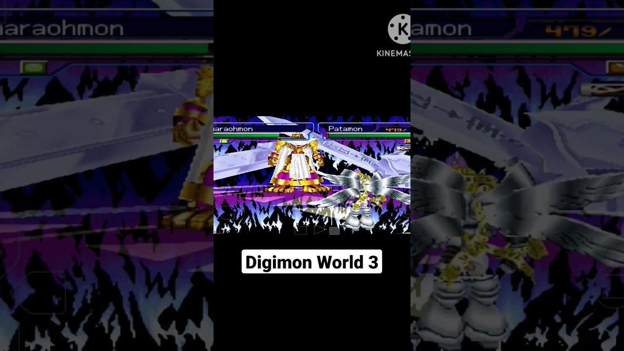 When Patamon/Angemon, Blasted!! #digimonworld3 #shorts