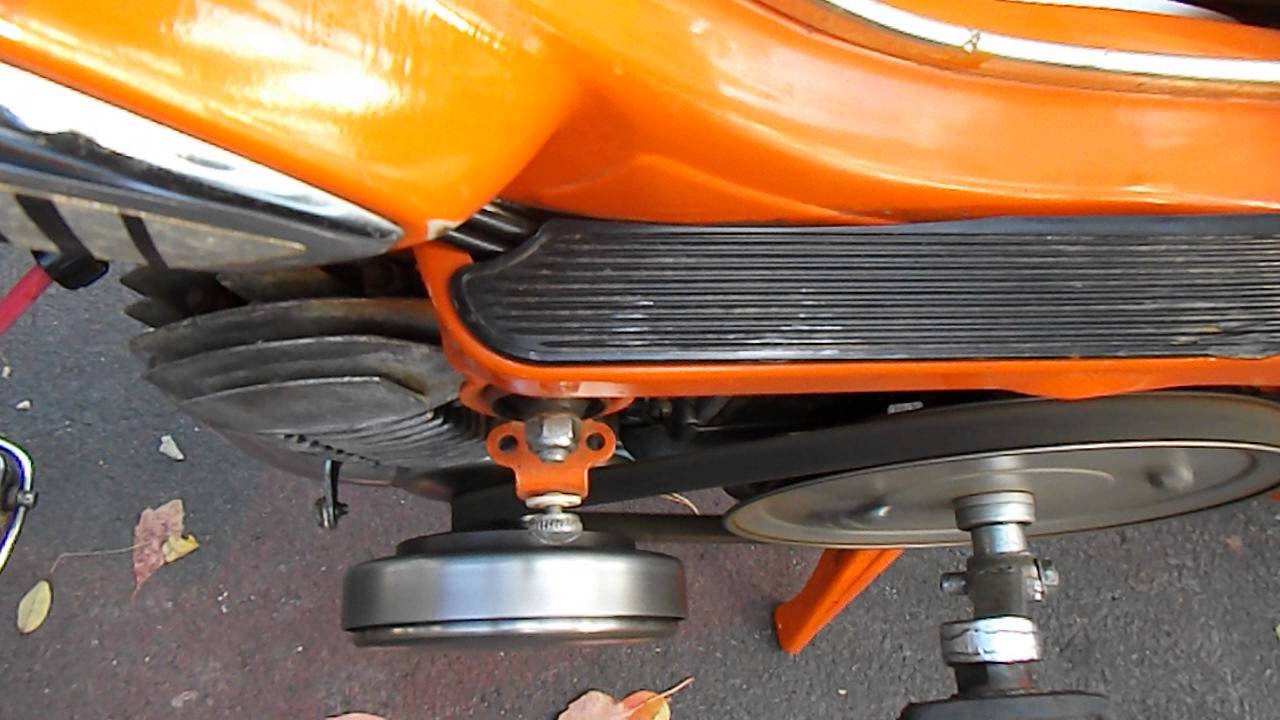 Motobecane 50v Moped Variator Test