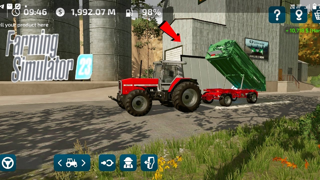 “When Your Trailer Flips Mid-Delivery! FS23 Realistic Gameplay”
