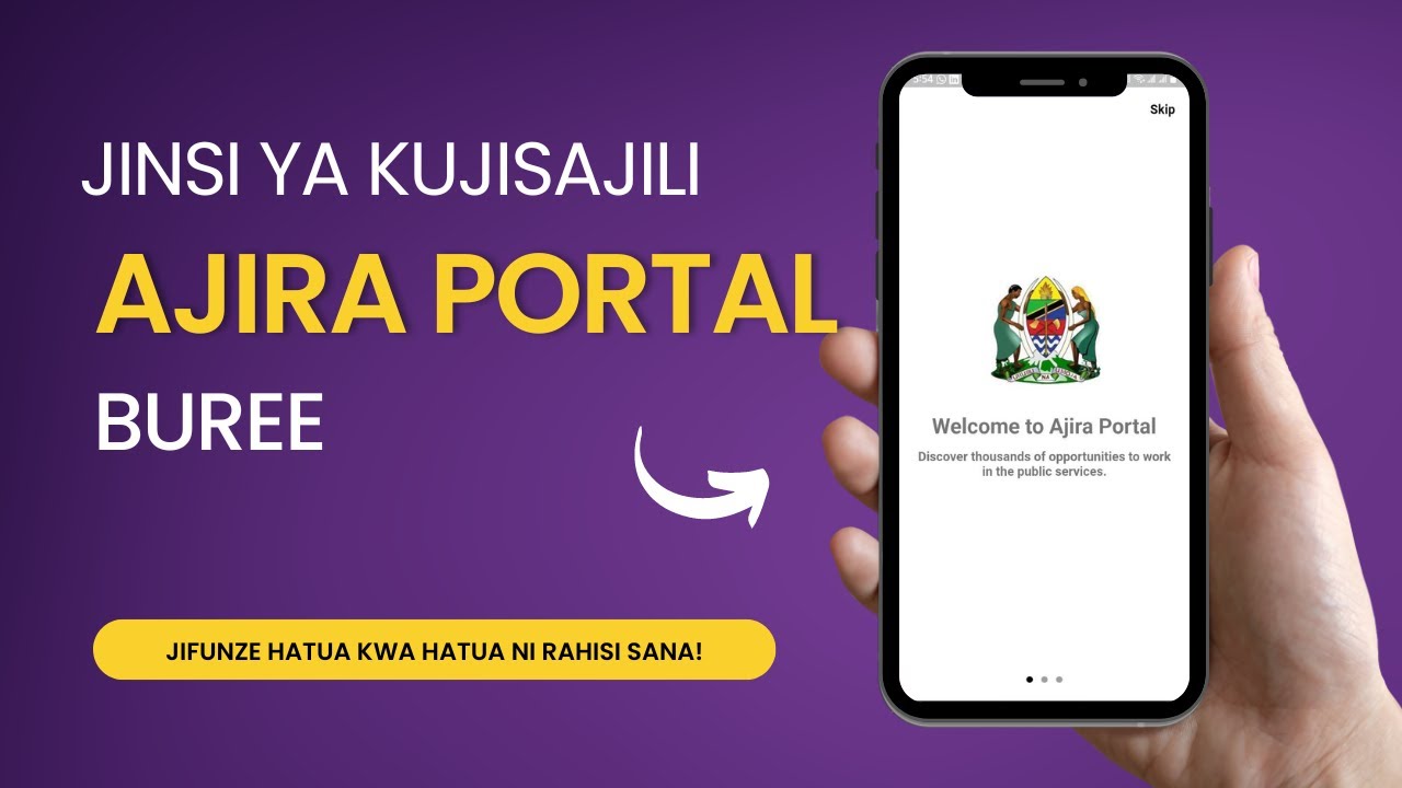 Jinsi ya Kujisajili Ajira Portal 2025 | Ajira Portal Registration