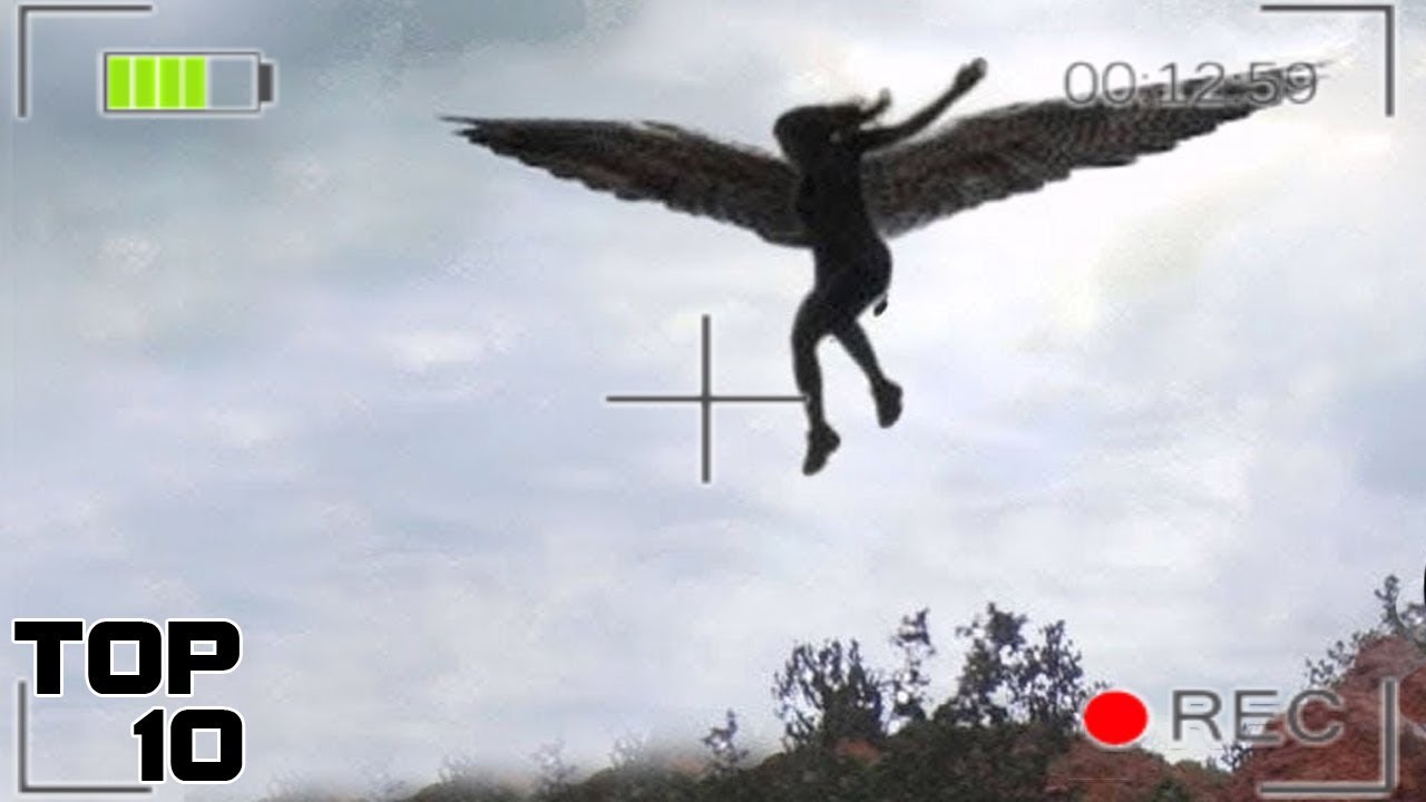 Top 10 Angels Caught On Tape Flying