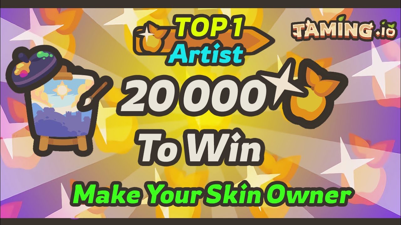 Taming.io Special Event Of Artist! 20.000 Gapple To Win