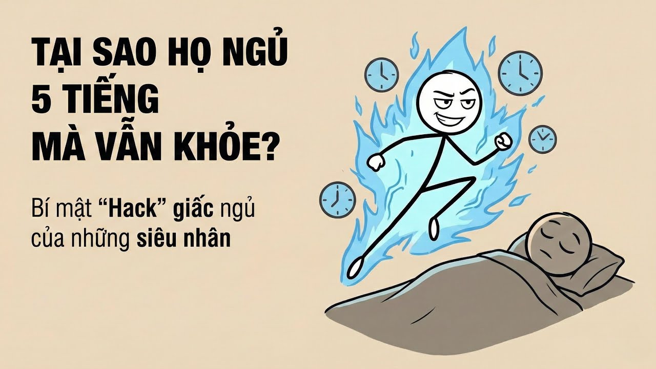Tại sao họ ngủ chỉ có 5 tiếng mà vẫn khỏe?