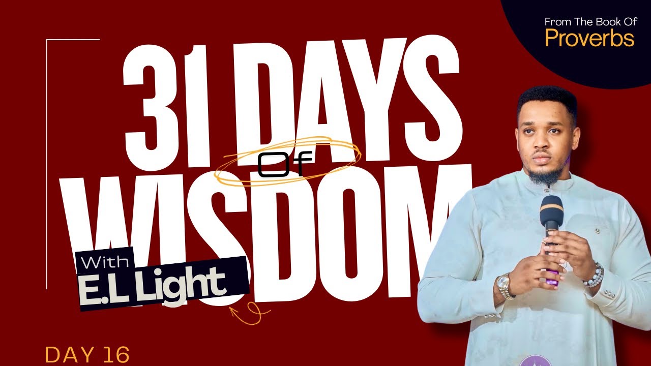 31days of wisdom with E.L Light || Day 16|| 16th, March 2026