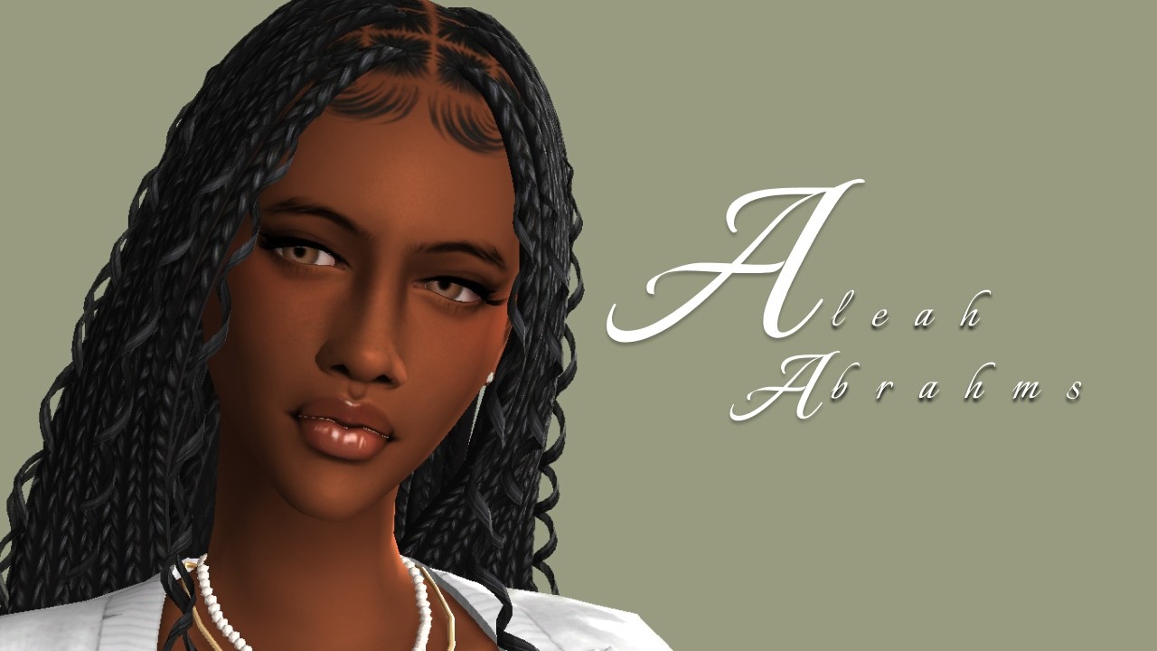 aleah abrahms ⟡ | alphabet sims