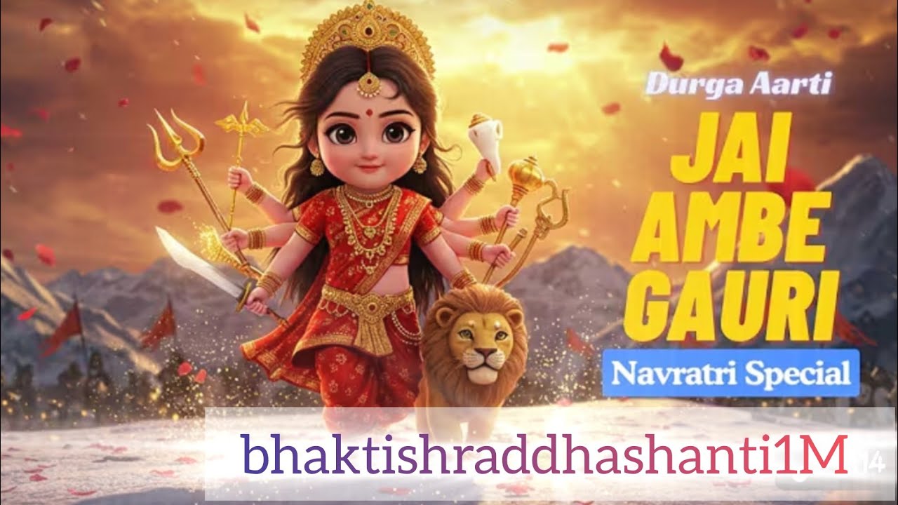 जय अम्बे गौरी: संपूर्ण नवदुर्गा आरती |#devotionalsongs|#Ambey_Tu_hai_Jagdambey_Kali#aarti #durgapuja