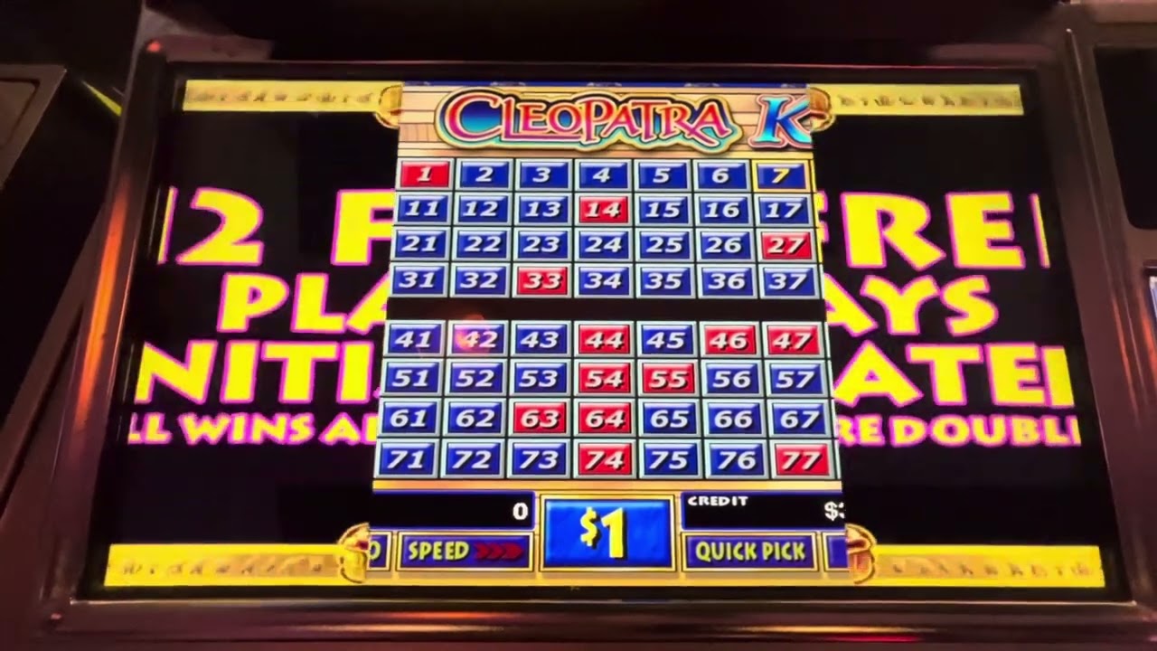High Limit $1 Cleopatra Keno $8 Max Bets Bonus Bugs #kenonation