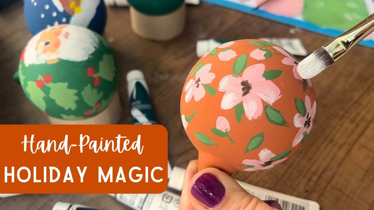 Create Your Own Hand Painted Ceramic Christmas Ornaments