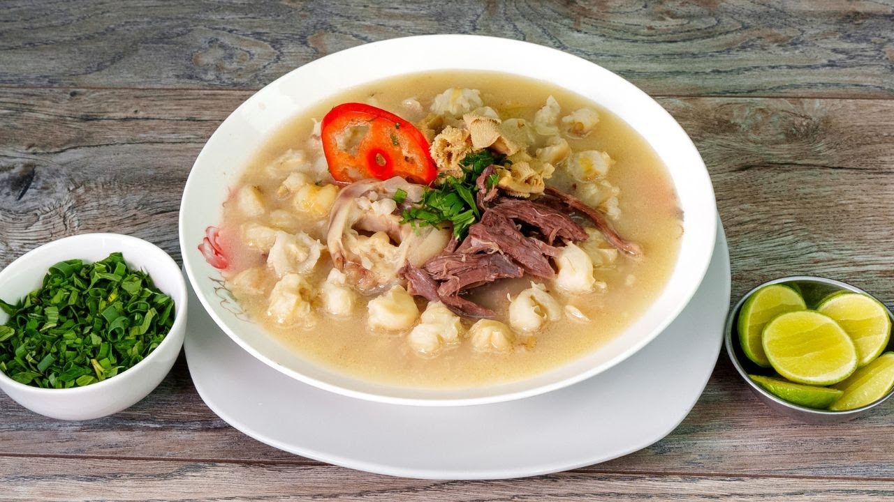 El mejor CALDO DE MOTE  - PATASCA O MONDONGO | COMIDA PERUANA | SONQU