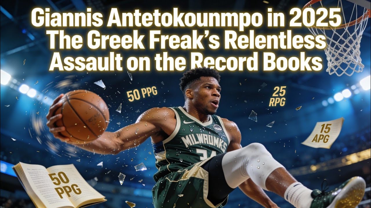 Giannis Antetokounmpo in 2025: The Greek Freak’s Relentless Assault on the Record Books.