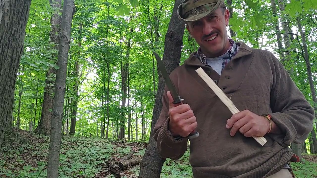 Bowies For The Woodsman- Kabar Dogs Head pt1
