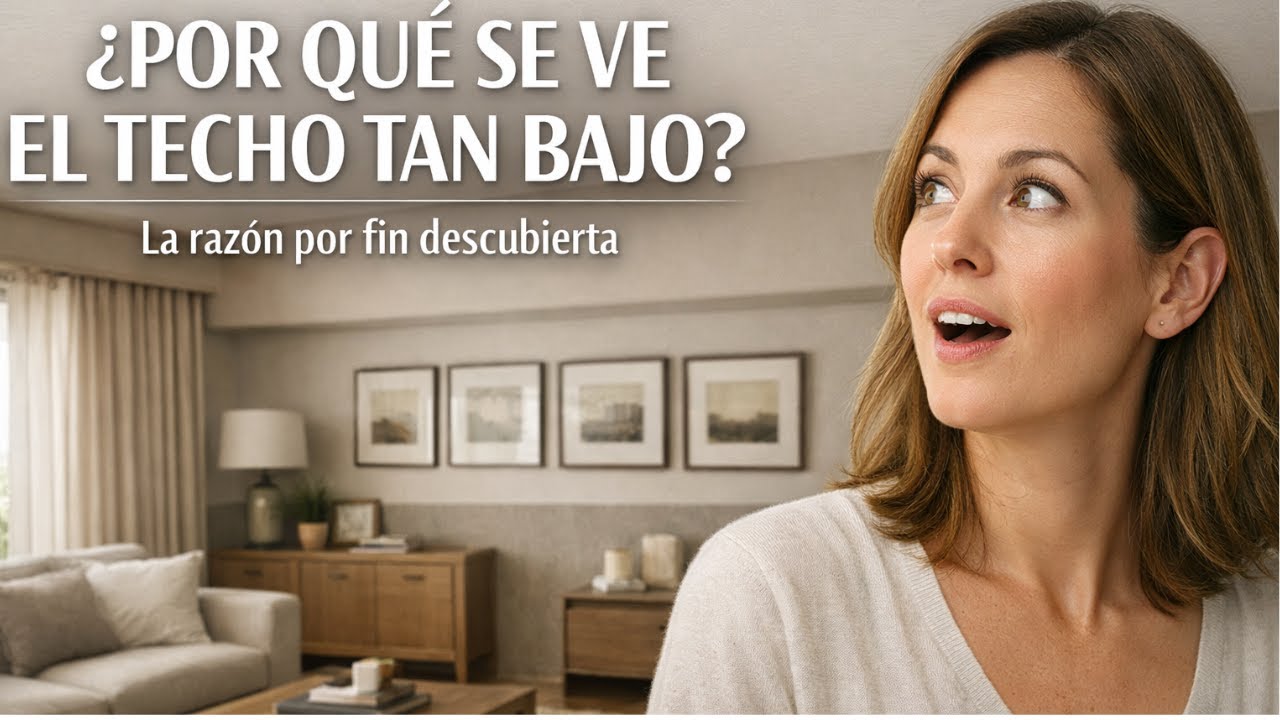 ¿Por qué tu casa se siente más baja de lo que es?